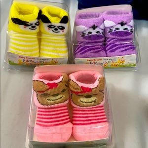 Fiddlesticks Baby Booties 0-6 months